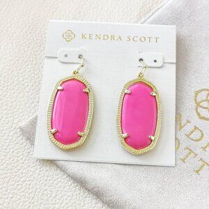 Kendra Scott Elle Earrings | Magenta Gold